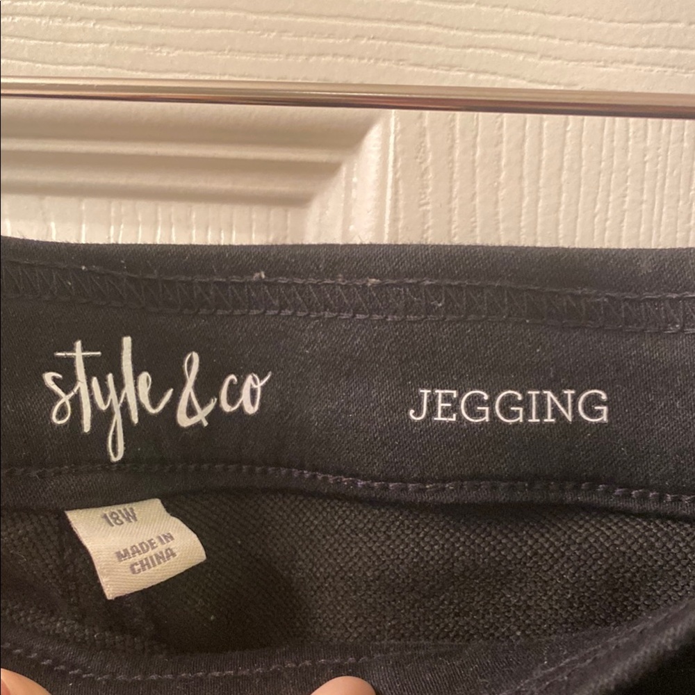 Style & Co  Black Jeggings - Picture 5 of 5